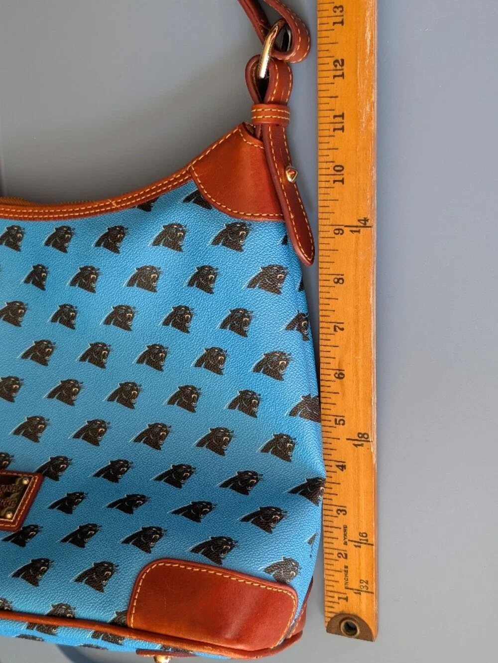 Dooney & Bourke Carolina Panthers Hobo Red Liner Purse Shoulder bag